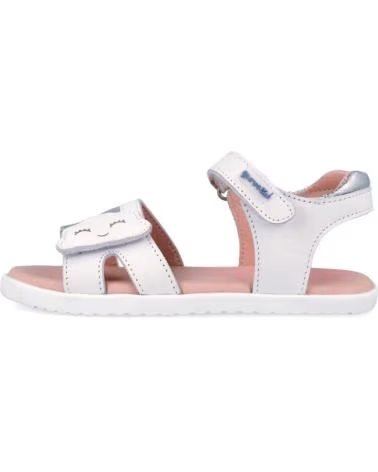 GARVALIN SANDALIAS NINA MODELO 262431G COLOR BLANCO BLNPLTA