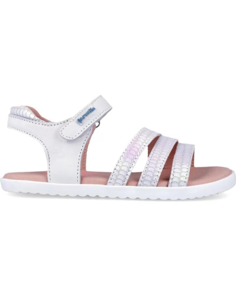 GARVALIN SANDALIAS PARA NINA 262433 ESCAMAS BLANCOC050