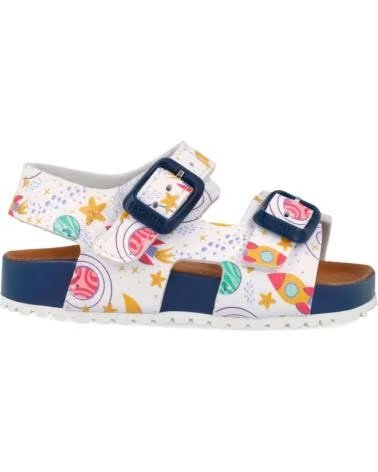 GARVALIN SANDALIAS PARA CHICO 262463 BIOS ESTAMPADO BLANCOB050