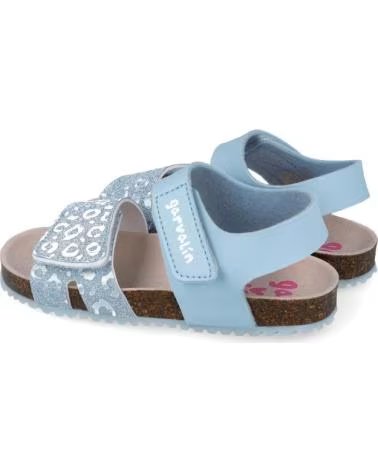 GARVALIN SANDALIAS PARA CHICA 262465 BIOS LEOPARDO AZULCLAROA880