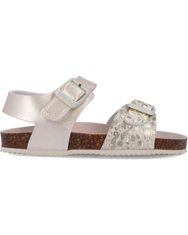 GARVALIN SANDALIAS PARA CHICA 262466 BIOS METALIZADO BEIGEA103