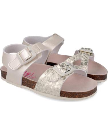 GARVALIN SANDALIAS PARA CHICA 262466 BIOS METALIZADO BEIGEA103