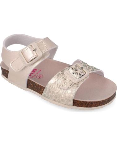 GARVALIN SANDALIAS PARA CHICA 262466 BIOS METALIZADO BEIGEA103