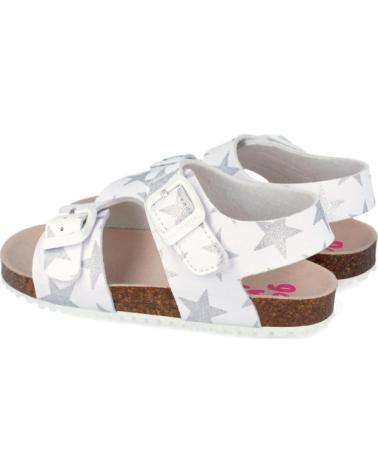 GARVALIN SANDALIAS PARA CHICA 262467 BIOS ESTRELLAS BLANCOPLATAB313