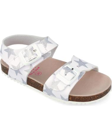 GARVALIN SANDALIAS PARA CHICA 262467 BIOS ESTRELLAS BLANCOPLATAB313
