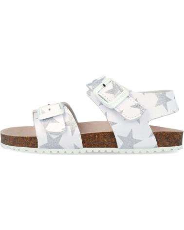 GARVALIN SANDALIAS PARA CHICA 262467 BIOS ESTRELLAS BLANCOPLATAB313