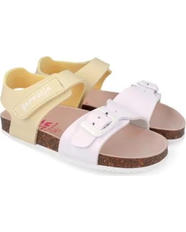 GARVALIN SANDALIAS PARA CHICA 262468 BIOS BASICO BLANCOVANILAC717