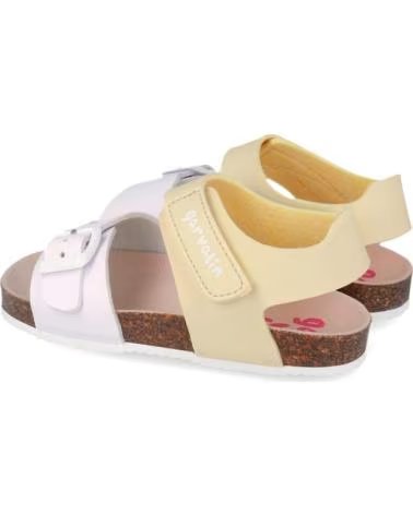 GARVALIN SANDALIAS PARA CHICA 262468 BIOS BASICO BLANCOVANILAC717