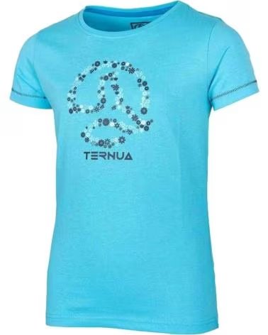 TERNUA T-SHIRT DE MANGA CURTA COM LOGÓTIPO GRÁFICO ROJO