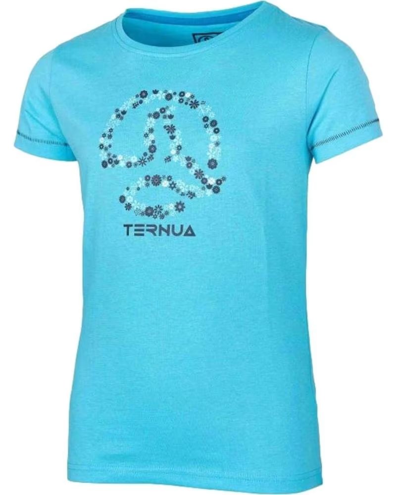 TERNUA T-SHIRT DE MANGA CURTA COM LOGÓTIPO GRÁFICO ROJO