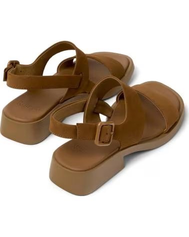 CAMPER SANDALIAS DANA EN MARRON PARA MUJER CUERO