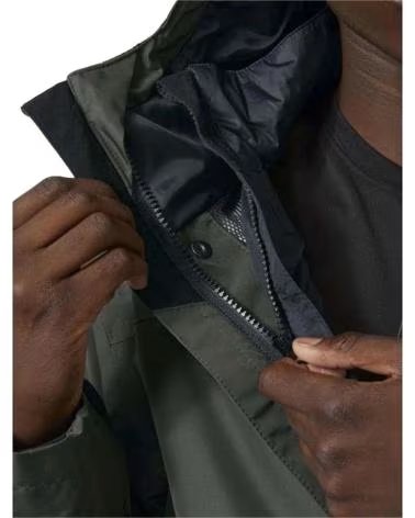 HELLY HANSEN JAQUETA TÉCNICA IMPERMEÁVEL COM CAPUZ VERDE