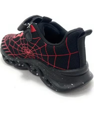 BUBBLE BOBBLE DEPORTES NINO CON LUZ SPIDER ELASTICO- NEGRO