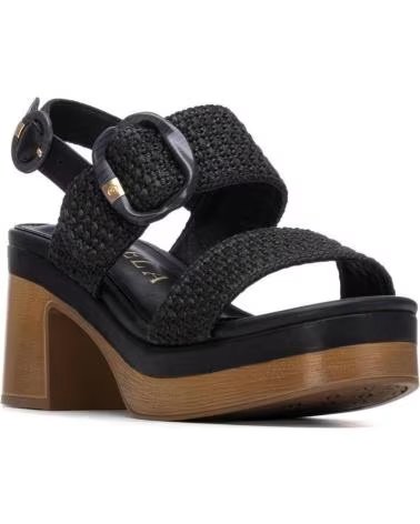 CARMELA SANDALIAS DE TACON 151-163156 EN MARRON PARA MUJER NEGRO