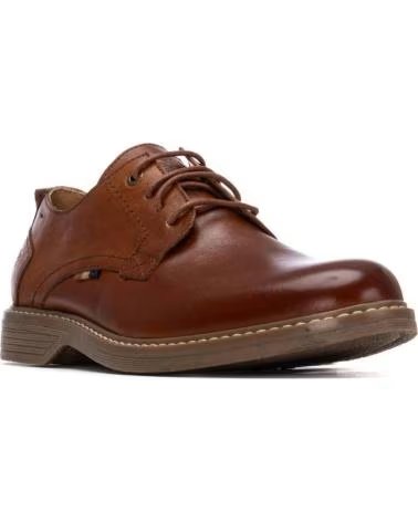 CARMELA SAPATO DERBY ELEGANTE MODELO 163904 CAMEL