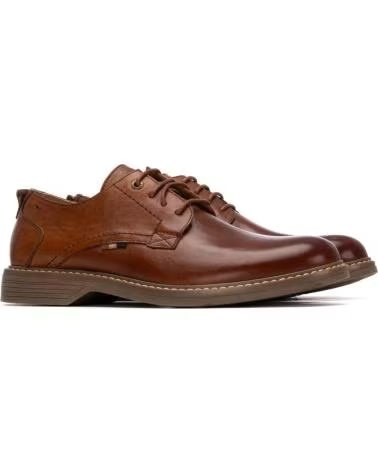 CARMELA SAPATO DERBY ELEGANTE MODELO 163904 CAMEL
