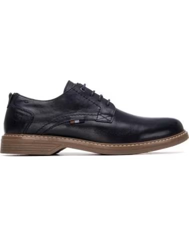 CARMELA SCARPA DERBY CASUAL IN PELLE 163904 NAVY