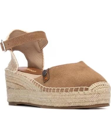 REFRESH ALPARGATAS DE CUNHA COM FECHO DE FIVELA CAMEL