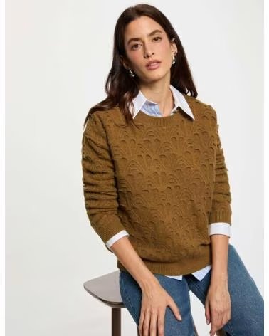 MORGAN MORGAN SWEATER 252-MEDINE CAMEL