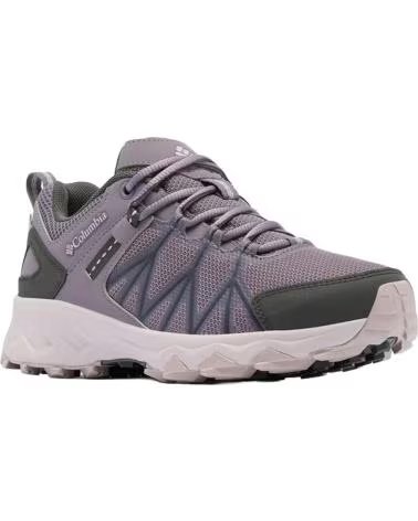 COLUMBIA ZAPATILLAS DE SENDERISMO IMPERMEABLES MUJER PEAKFREAK II OUT MORADO-GRIS