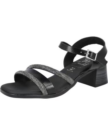 OH MY SANDALS SANDALIAS DE TACON 070-304839 EN MARRON PARA MUJER NEGRO