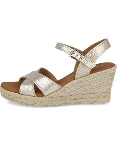 OH MY SANDALS SANDALIAS DE PLATAFORMA 070-105544 EN DORADO PARA MUJER CHAMPAGNE