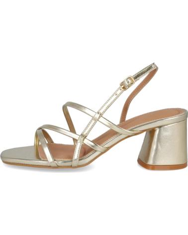 BUBBLE BOBBLE SANDALIAS M2672 DE TACÓN MEDIO METALIZADAS ORO