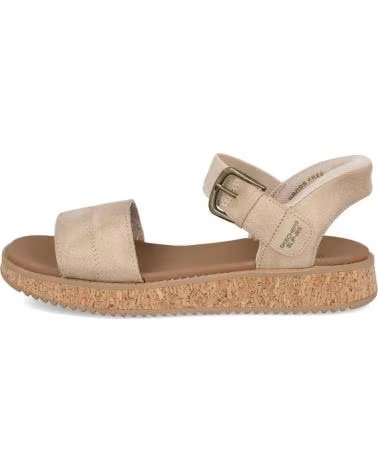 SKECHERS BOBS SUN VIBE - BE CORKY PLATEAU-SANDALEN NATURAL