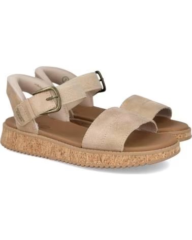 SKECHERS BOBS SUN VIBE - BE CORKY PLATEAU-SANDALEN NATURAL