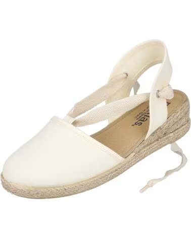 BATILAS BATILAS 205-001 HANF-ESPADRILLES MIT SCHNÜRVERSCHLUSS BEIGE