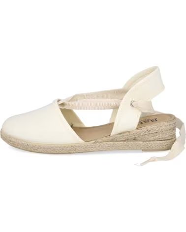 BATILAS BATILAS 205-001 HANF-ESPADRILLES MIT SCHNÜRVERSCHLUSS BEIGE