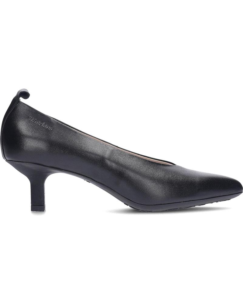 WONDERS ZAPATO DE TACÓN MEDIO G-7102 SAUVAGE NEGRO