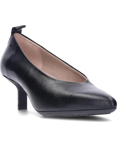 WONDERS ZAPATO DE TACÓN MEDIO G-7102 SAUVAGE NEGRO