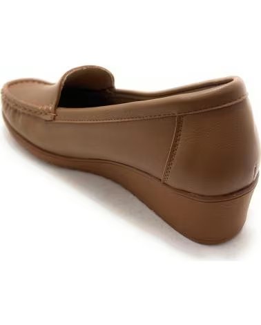 LEONAL MOCASIN MUJER CUNA CONFORT MARRóN