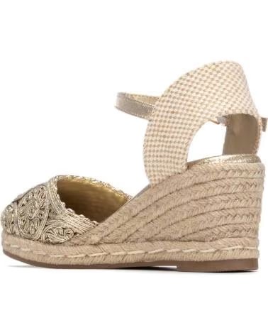 XTI Sandalias De Tacon 135-145338 en beige para mujer ORO
