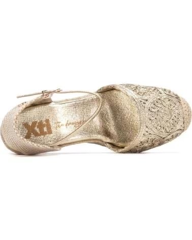 XTI Sandalias De Tacon 135-145338 en beige para mujer ORO