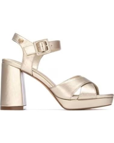 REFRESH SANDALES À TALONS BLOCS AVEC PLATEFORME ET FERMETURE À BOUCLE ORO