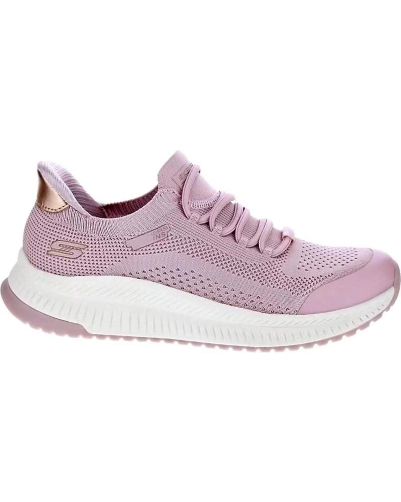 SKECHERS ZAPATOS ZAPATOS MUJER ZAPATILLAS BAJAS MODELO BOBS SQUAD 4 C ROSA