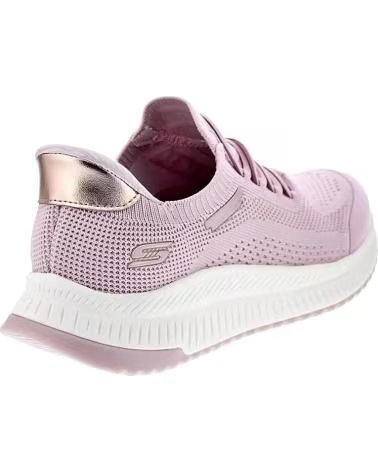 SKECHERS ZAPATOS ZAPATOS MUJER ZAPATILLAS BAJAS MODELO BOBS SQUAD 4 C ROSA