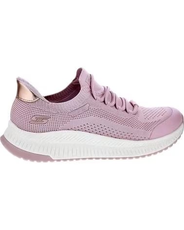 SKECHERS ZAPATOS ZAPATOS MUJER ZAPATILLAS BAJAS MODELO BOBS SQUAD 4 C ROSA