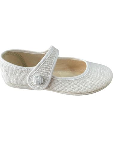 ANDREA RUIZ MERCEDITAS DE LINO BLANCO BOTON 755 BEIGE