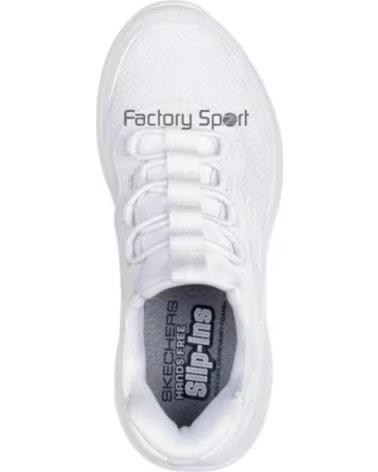 SKECHERS TÊNIS SKECHERS BOUNDER BRISK BURST SLIP-INS BLANCO WHT