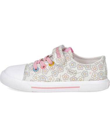 CONGUITOS ZAPATILLAS BEBÉ OSSH157006 FLORES PASTEL BRILLO MULTICOLOR