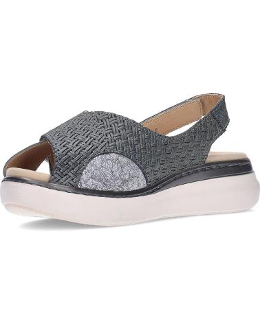 CALZAMEDI SANDALIAS ORTOPÉDICAS 0824 AUTOADHERENTES PARA MUJER GRIS