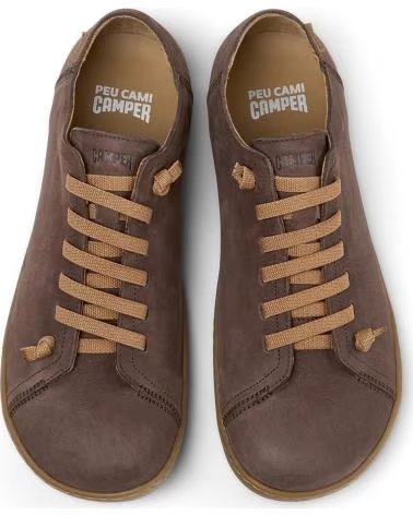 CAMPER ZAPATILLAS PEU CAMI NOBUCK EN MARRÓN PARA HOMBRE BROWN315