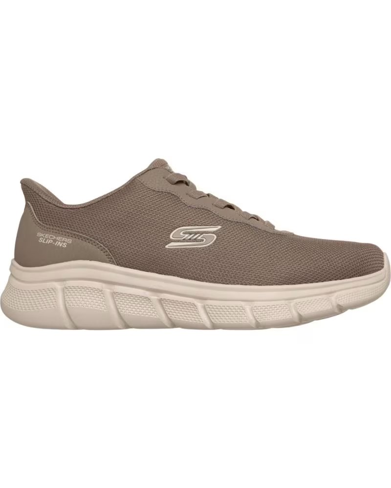 ZAPATILLAS SKECHERS BOBS SPORT B FLEX GLACIAL 118113-DKTP MARRóN