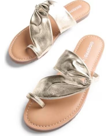 GIOSEPPO KISERIAN SANDALIA PLANA PLATINO MUJER 79275-P VARIOS COLORES