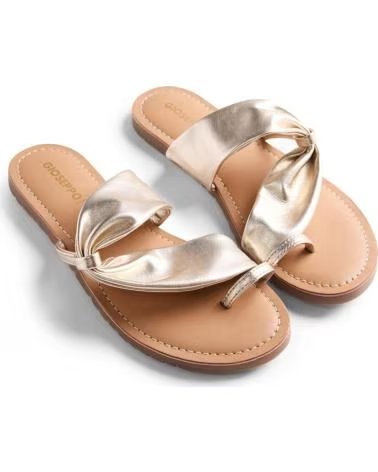 GIOSEPPO KISERIAN SANDALIA PLANA PLATINO MUJER 79275-P VARIOS COLORES