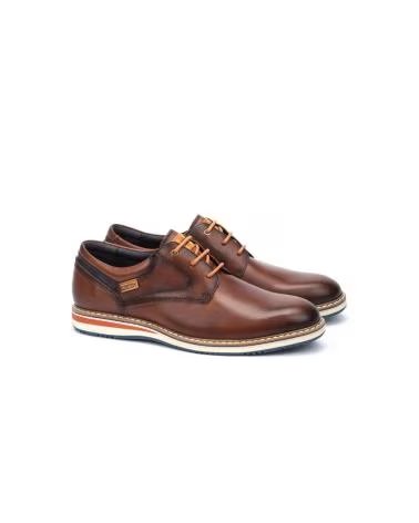 SCARPA CASUAL PIKOLINOS ÁVILA M1T-4050-202 IN PELLE COLOR CUOIO CUERO