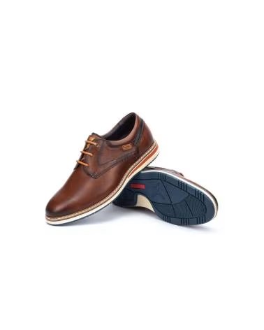SCARPA CASUAL PIKOLINOS ÁVILA M1T-4050-202 IN PELLE COLOR CUOIO CUERO